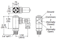 P01909 Pressure Switch Drawing